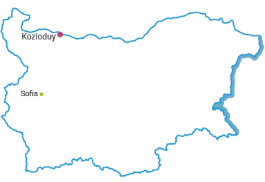 Nuclear Power Plant in Bulgaria Map